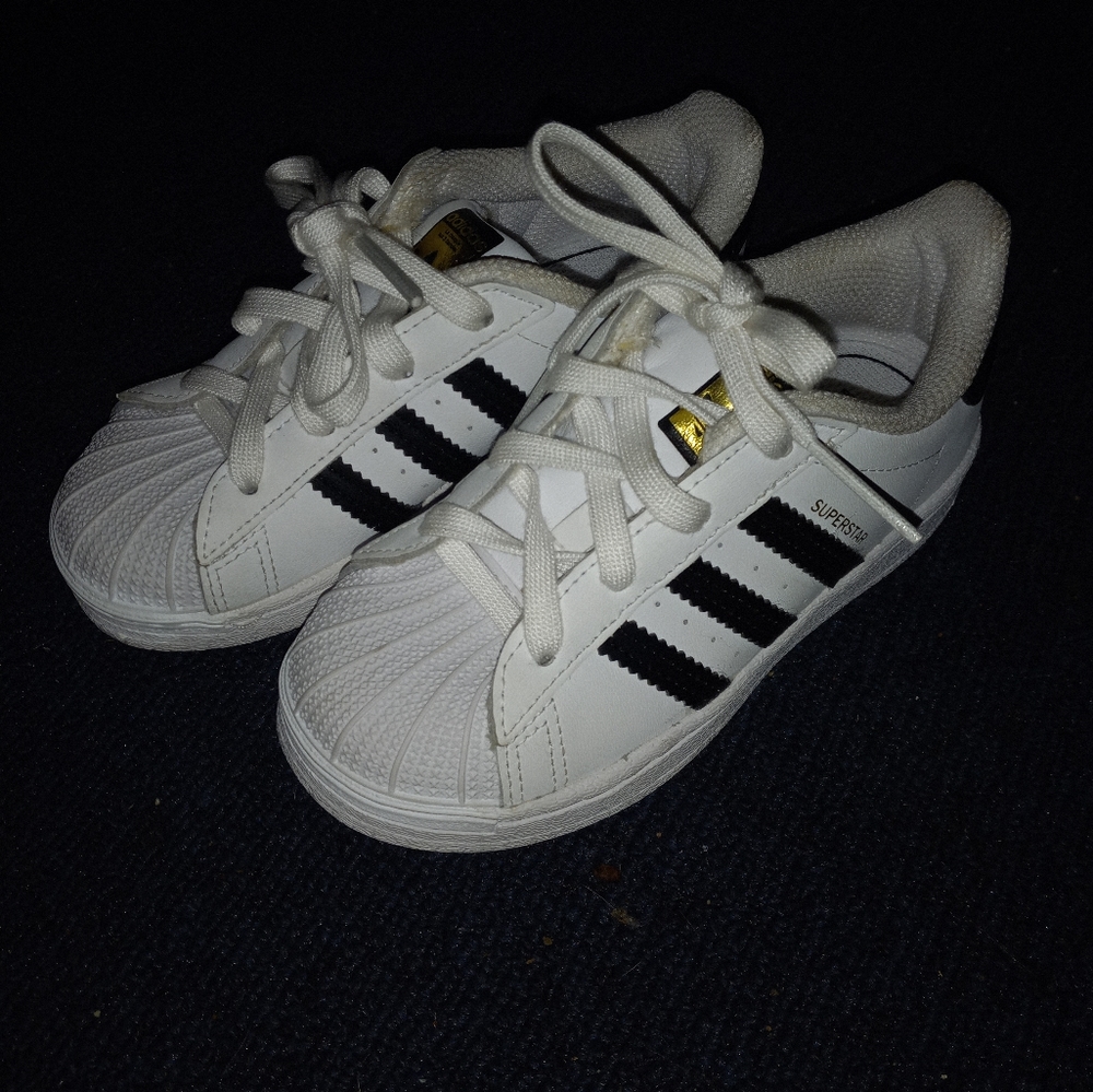 Addias shell toed sneakers
